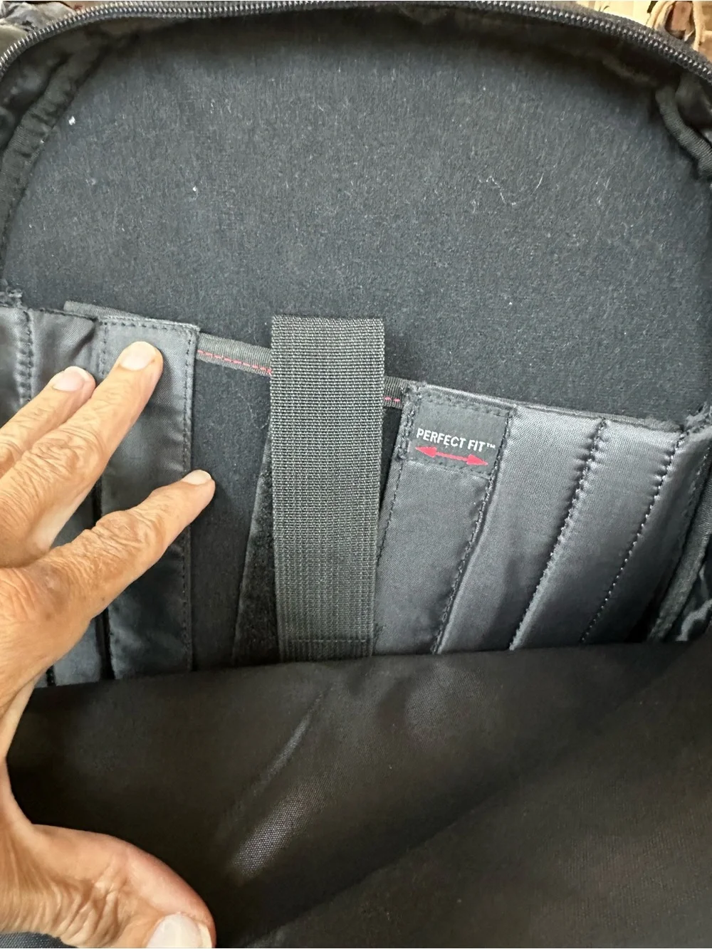 Samsonite Black and Red Travel Backpack